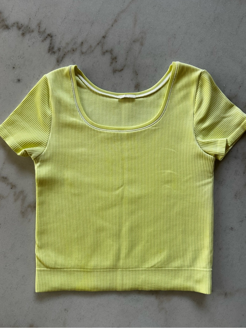 Athleta Girl Rise Above Rib Scoop Tee